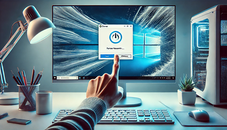 【Windows10のPCでフリーズが起きた】強制再起動の手順を紹介